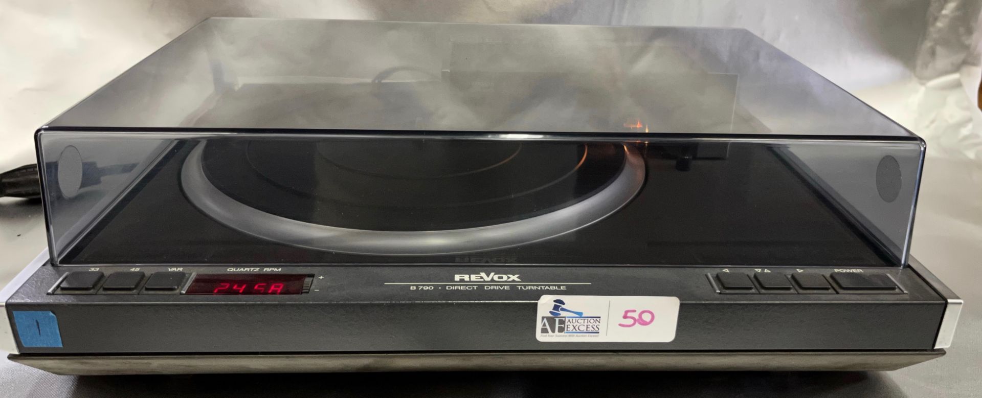 REVOX B780 DIRECT DRIVE TURNTABLE - Image 2 of 2