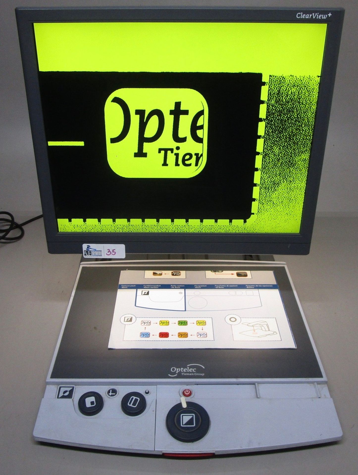 TIEMAN GROUP OPTELEC WITH CLEARVIEW MONITOR