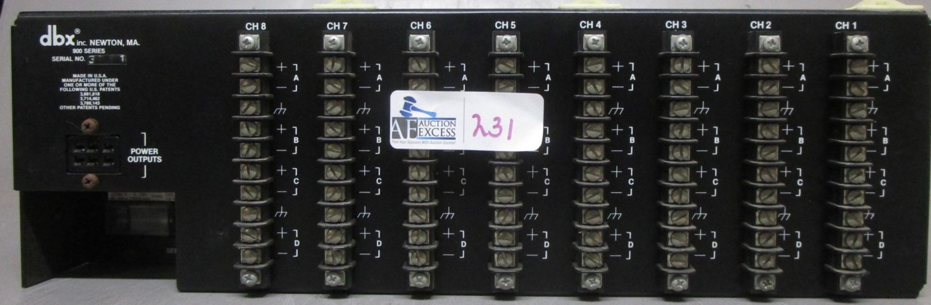 DBX 900 SERIES WITH 411 CARDS - Image 2 of 2