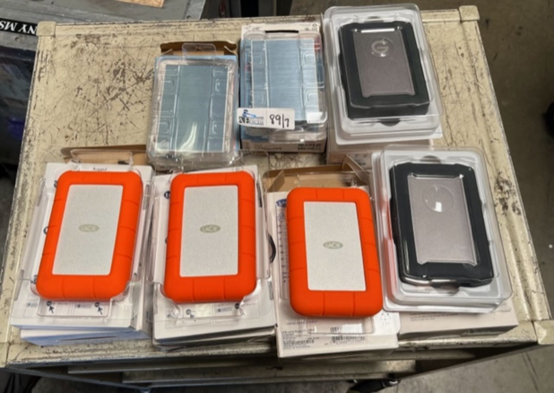 LOT OF 7 PORTABLE HARD DRIVES - Image 2 of 2
