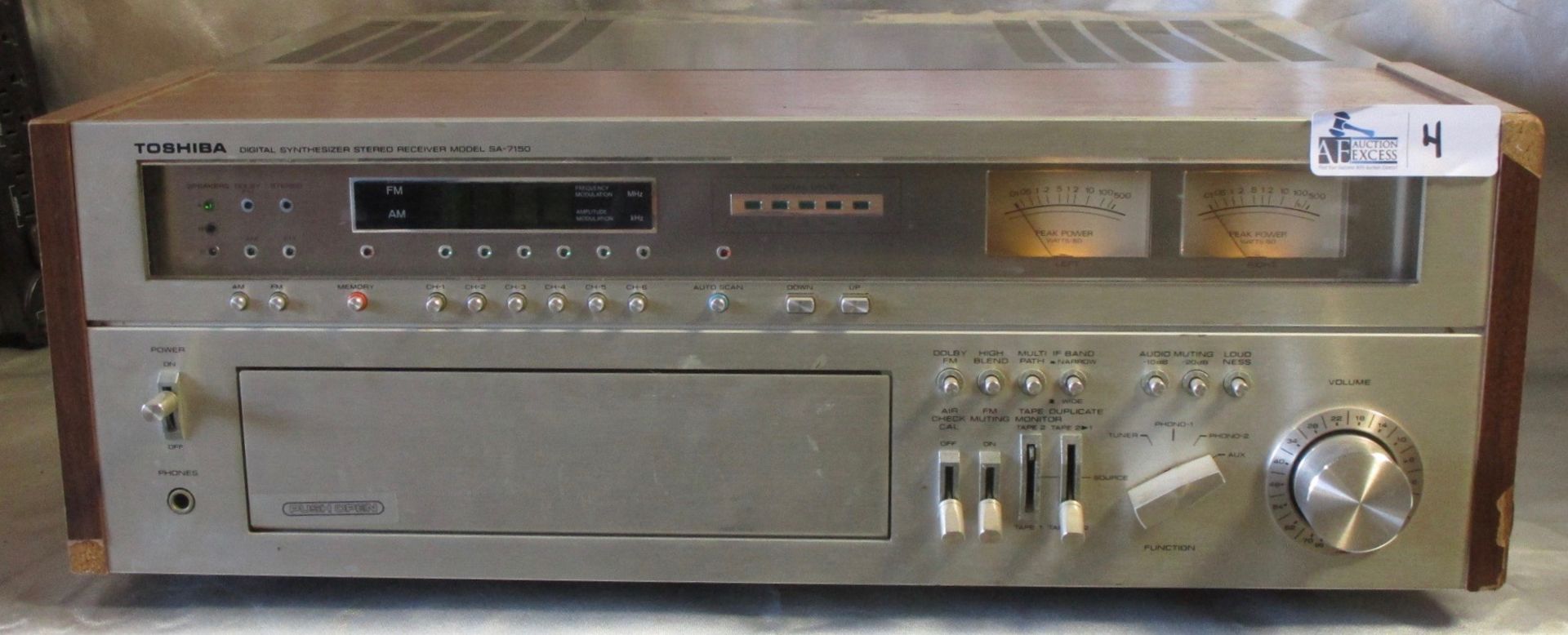 TOSHIBA SA-7150 RECEIVER - Image 2 of 4