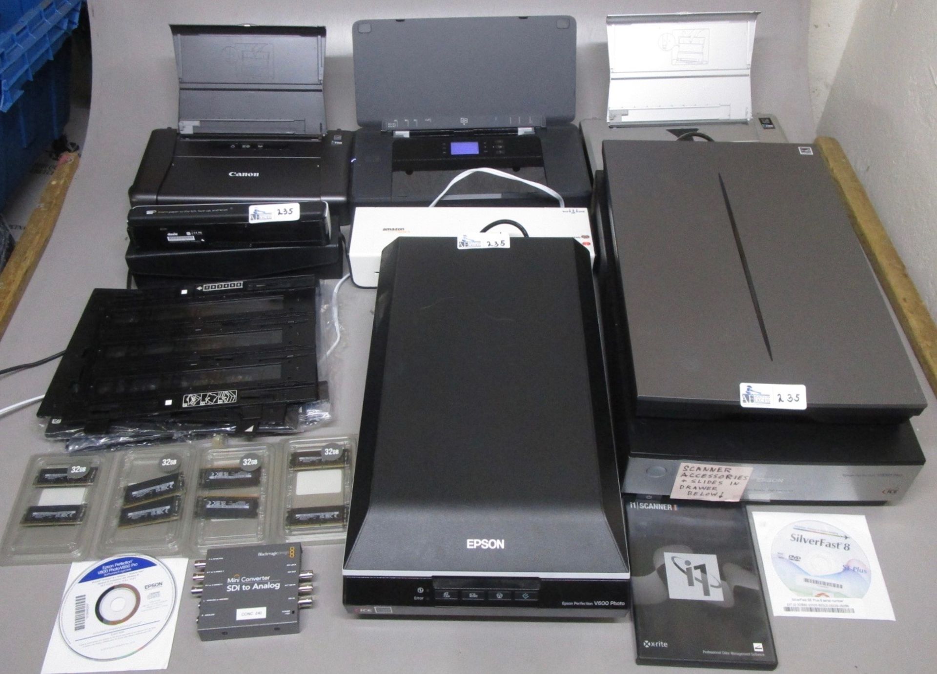 LOT SCANNER, ACCESSORIES AND MORE