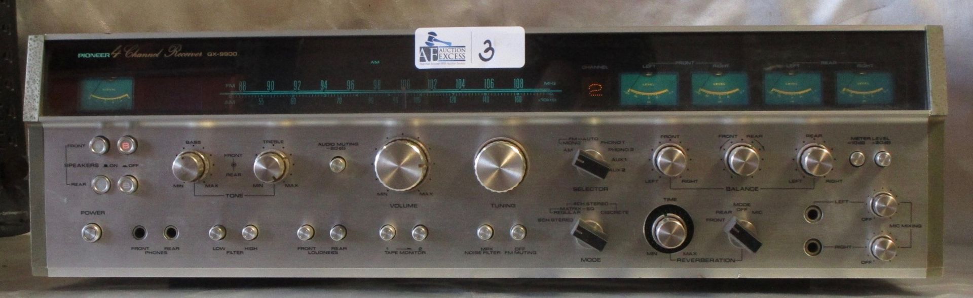 PIONEER 4 CHANNEL RECEIVER QX-9900 - Image 2 of 3