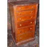 Victorian oak Wellington chest