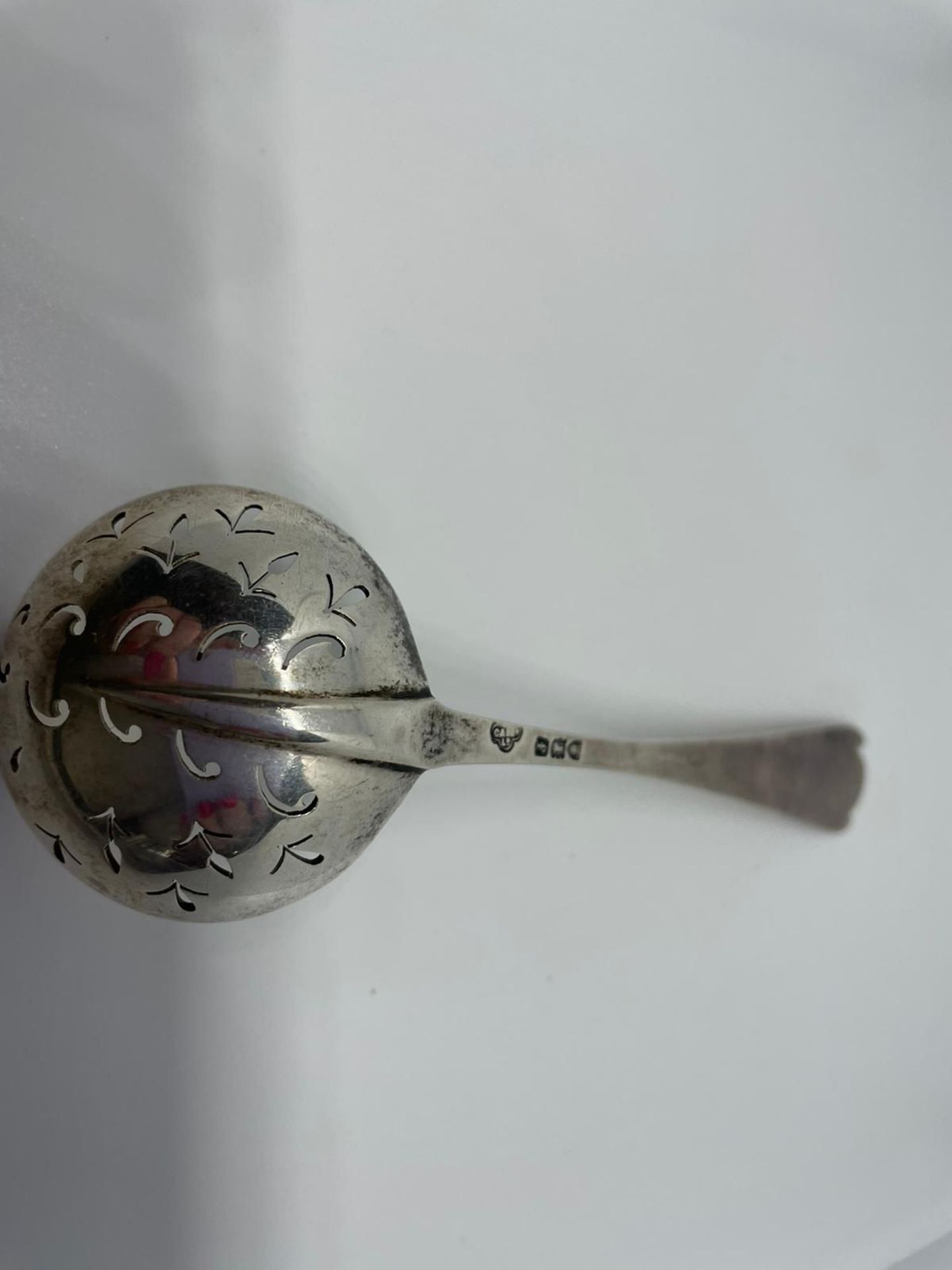 Sterling silver casting spoon - Image 2 of 2