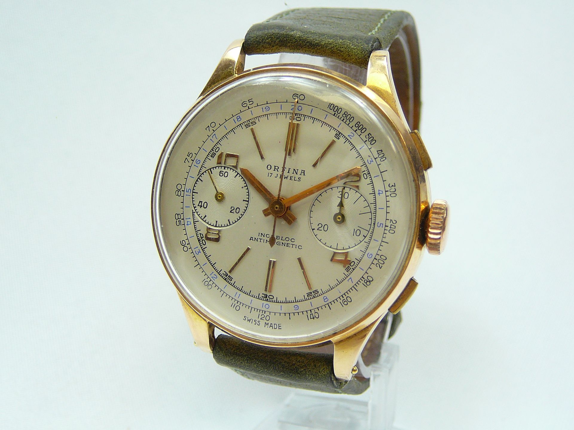 Gents Vintage Gold Wrist Watch