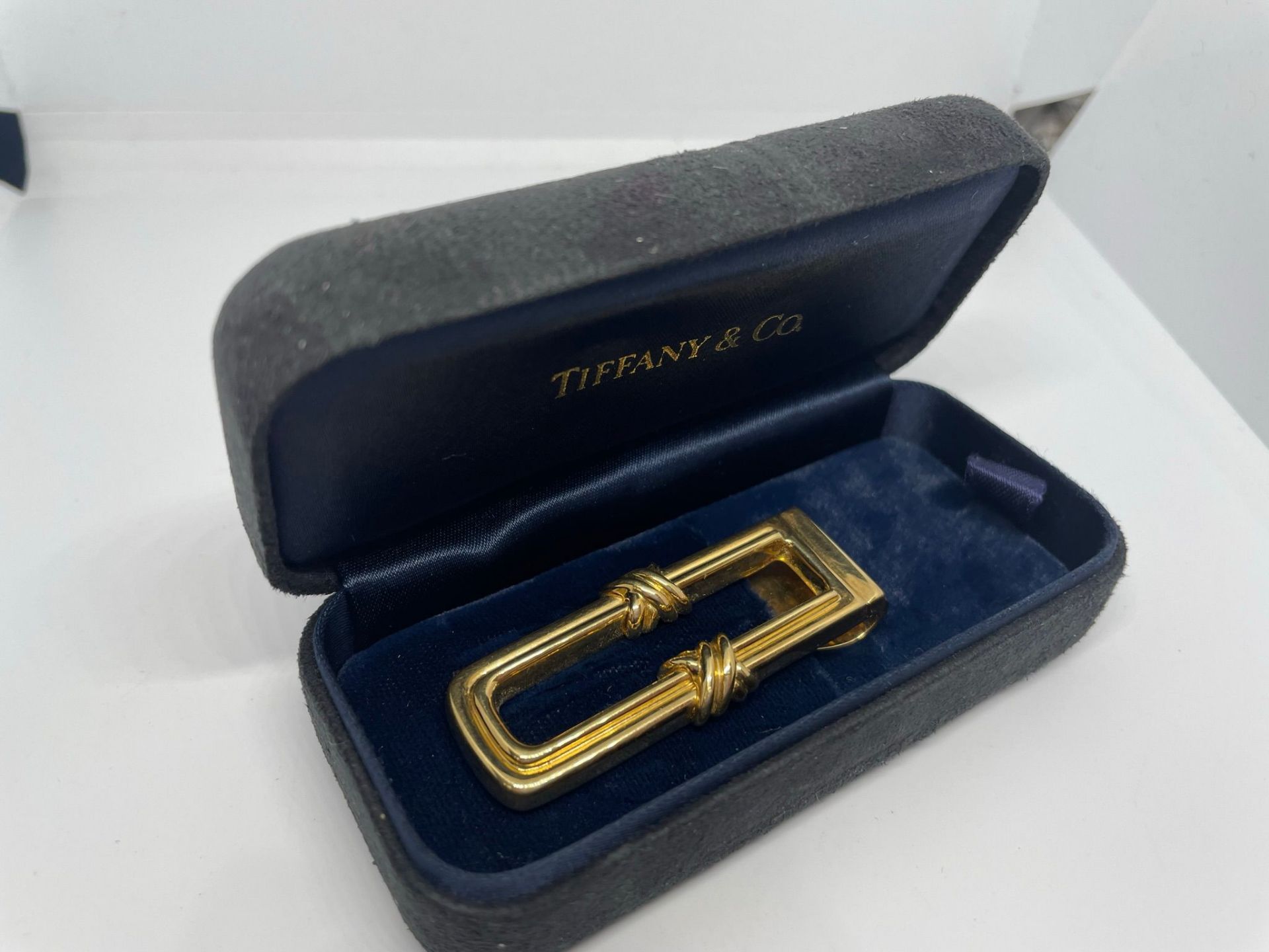 Tiffany and co 18 ct gold money clip