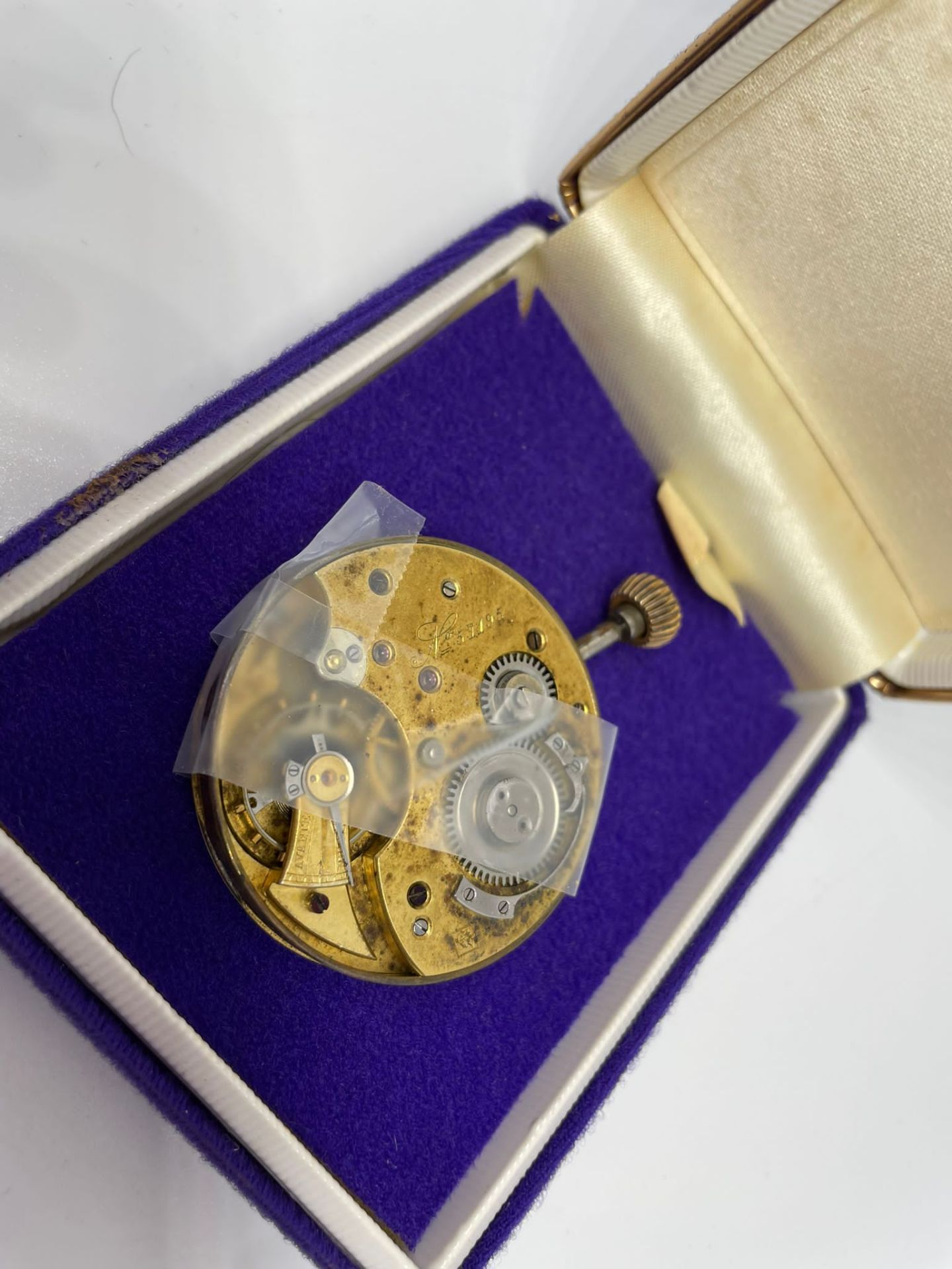 Boxed pocket watch movement - Image 2 of 2