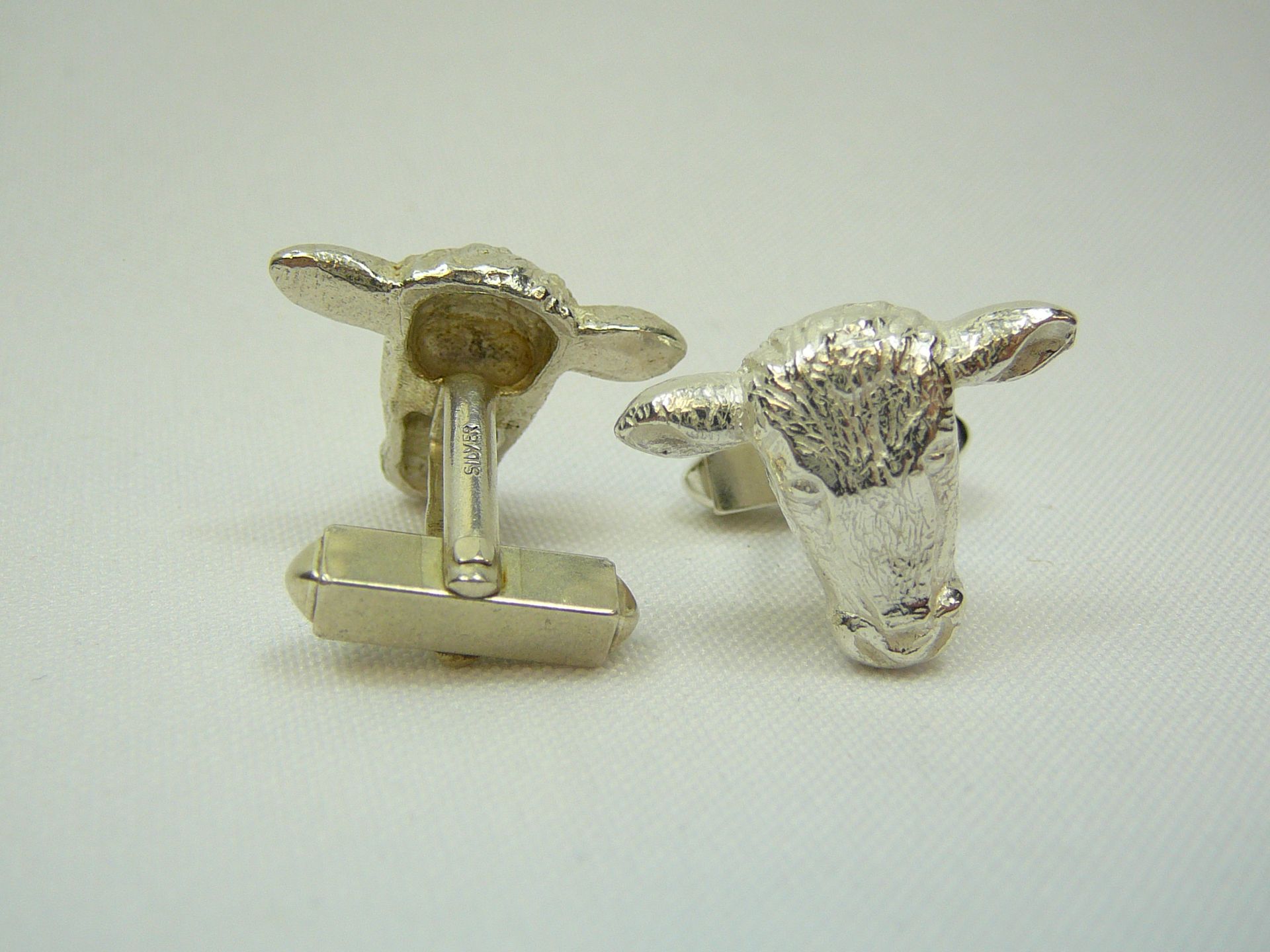 Pair of Devon Red silver cufflinks - Image 3 of 3