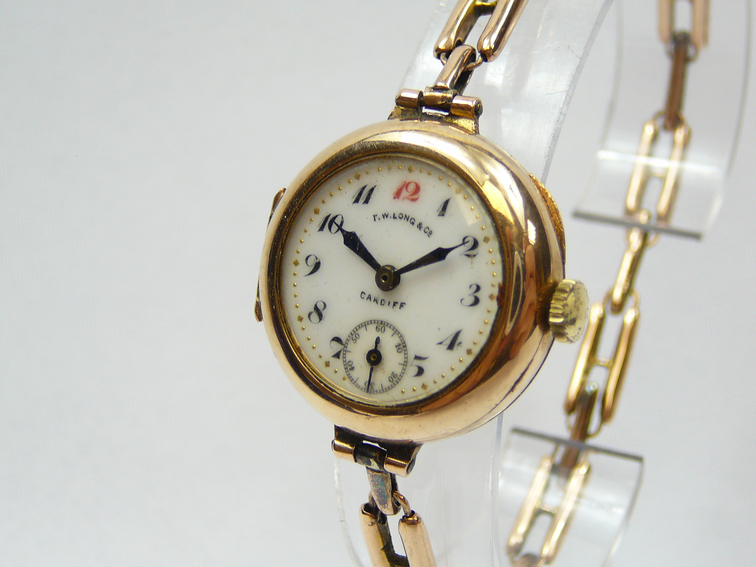 Ladies Antique Gold Wristwatch - Image 2 of 3