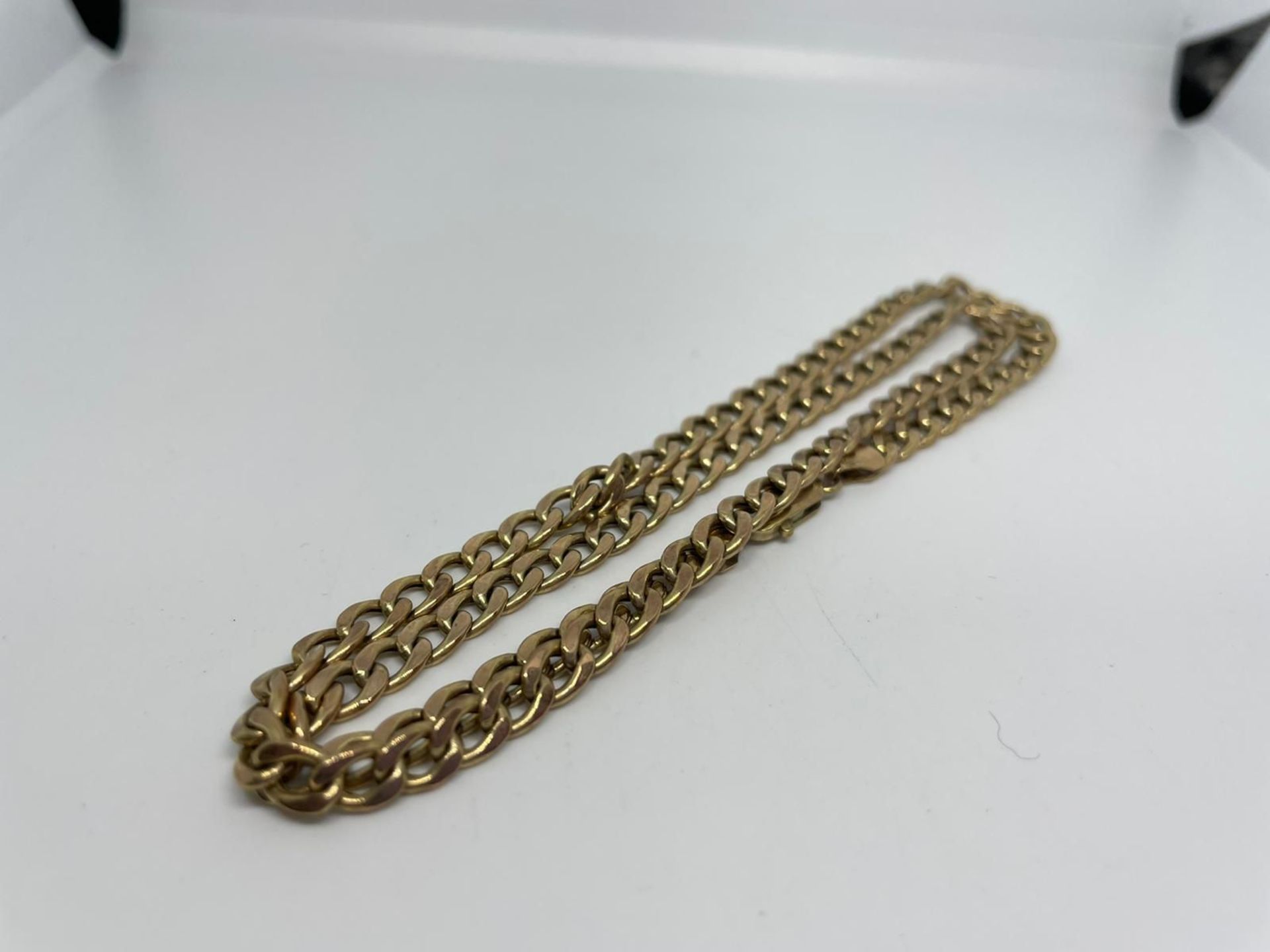 9 ct gold curb chain