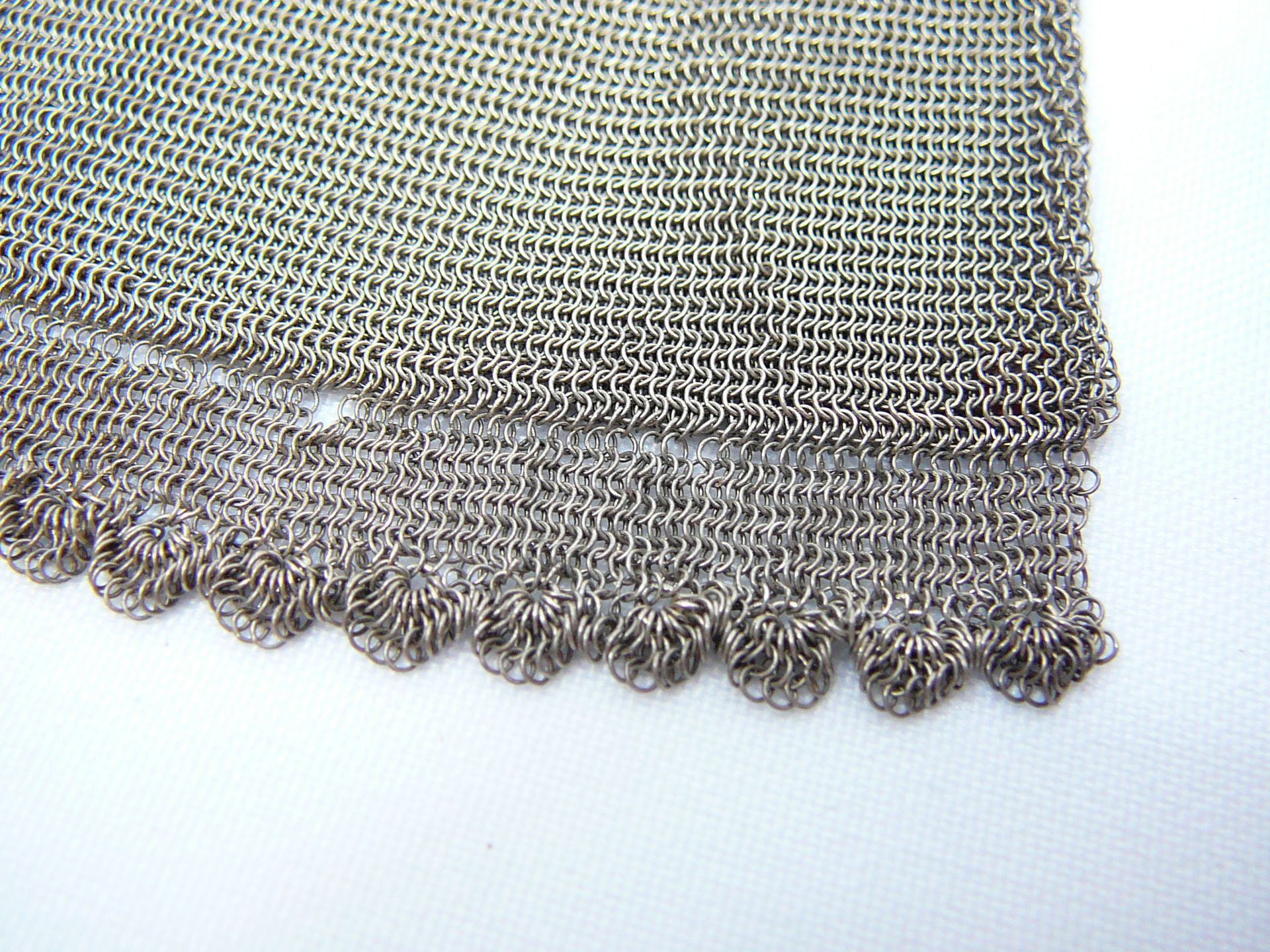 Ladies silver chainmail cocktail bag - Image 3 of 4