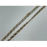 9 ct gold figaro chain