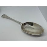 Sterling silver serving spoon