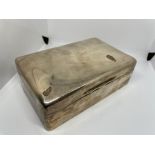 Sterling silver box with wooden insert