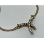 9 ct gold diamond necklace