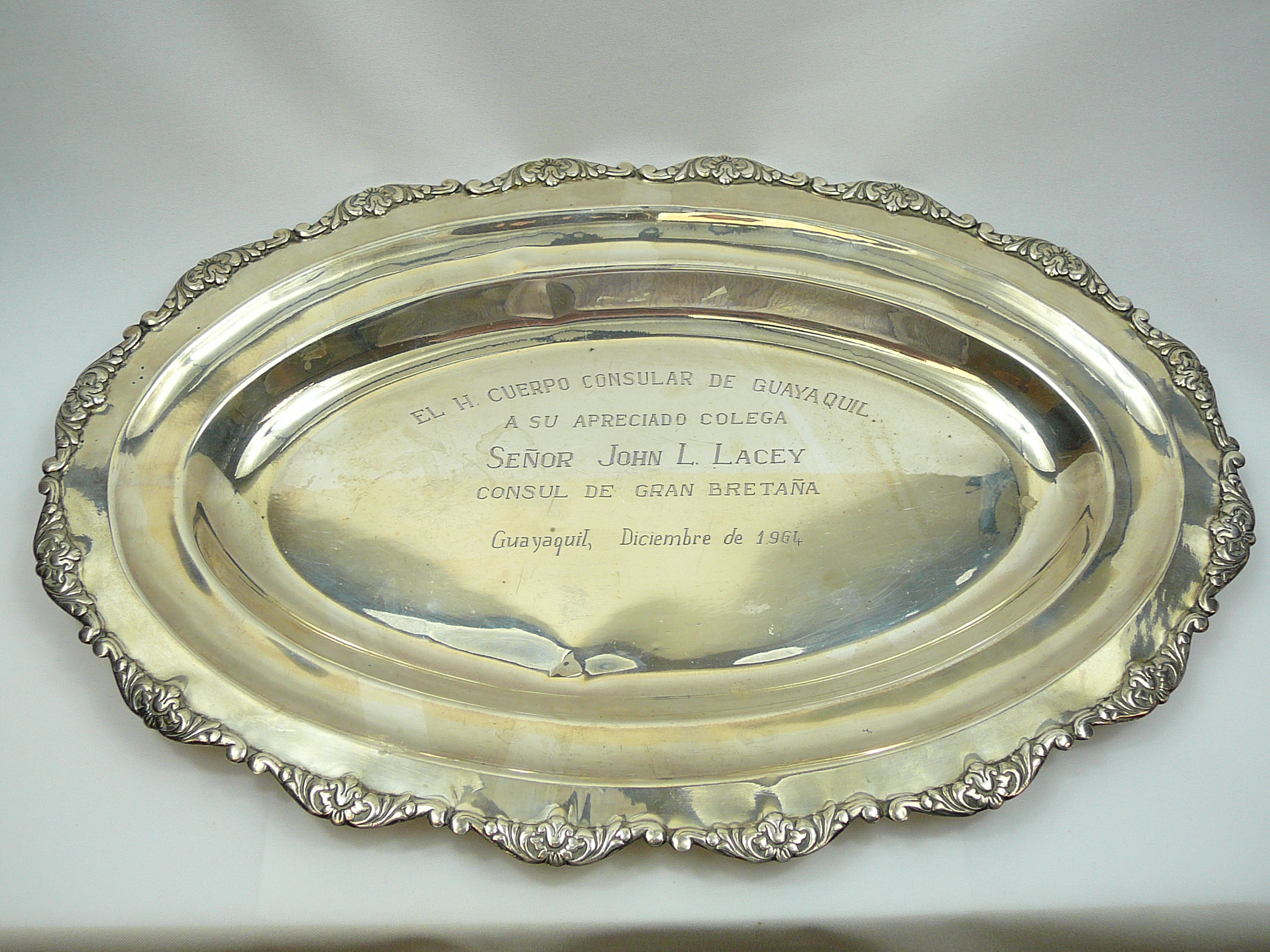 Continental Silver tray etc - Image 2 of 7