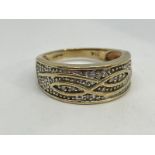 9 ct gold diamond ring