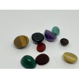 45.12 ct of Assorted cabochon cut gem stones