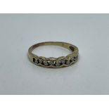 9 ct gold diamond ring