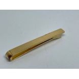 Sterling silver gilt tie slide