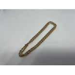 9 ct gold rope chain