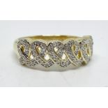 14 ct gold diamond ring