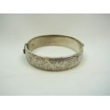 Silver bangle