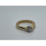 18 ct gold diamond ring