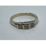 9 ct gold diamond ring