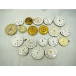 Assorted pocketwatch movements