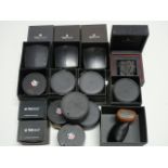 Box of assorted Tag Heuer watch boxes