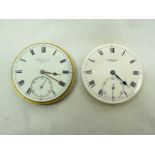 2 JW Benson pocketwatch movements