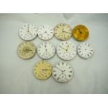 Assorted pocketwatch movements