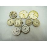 Assorted watch movements