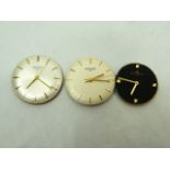 3 Gents Longines watch movements