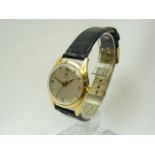 Gents Vintage Gold Omega Wrist Watch