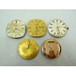 Assorted gents watch movements
