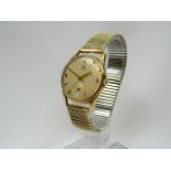 Gents Vintage Gold Omega Wrist Watch