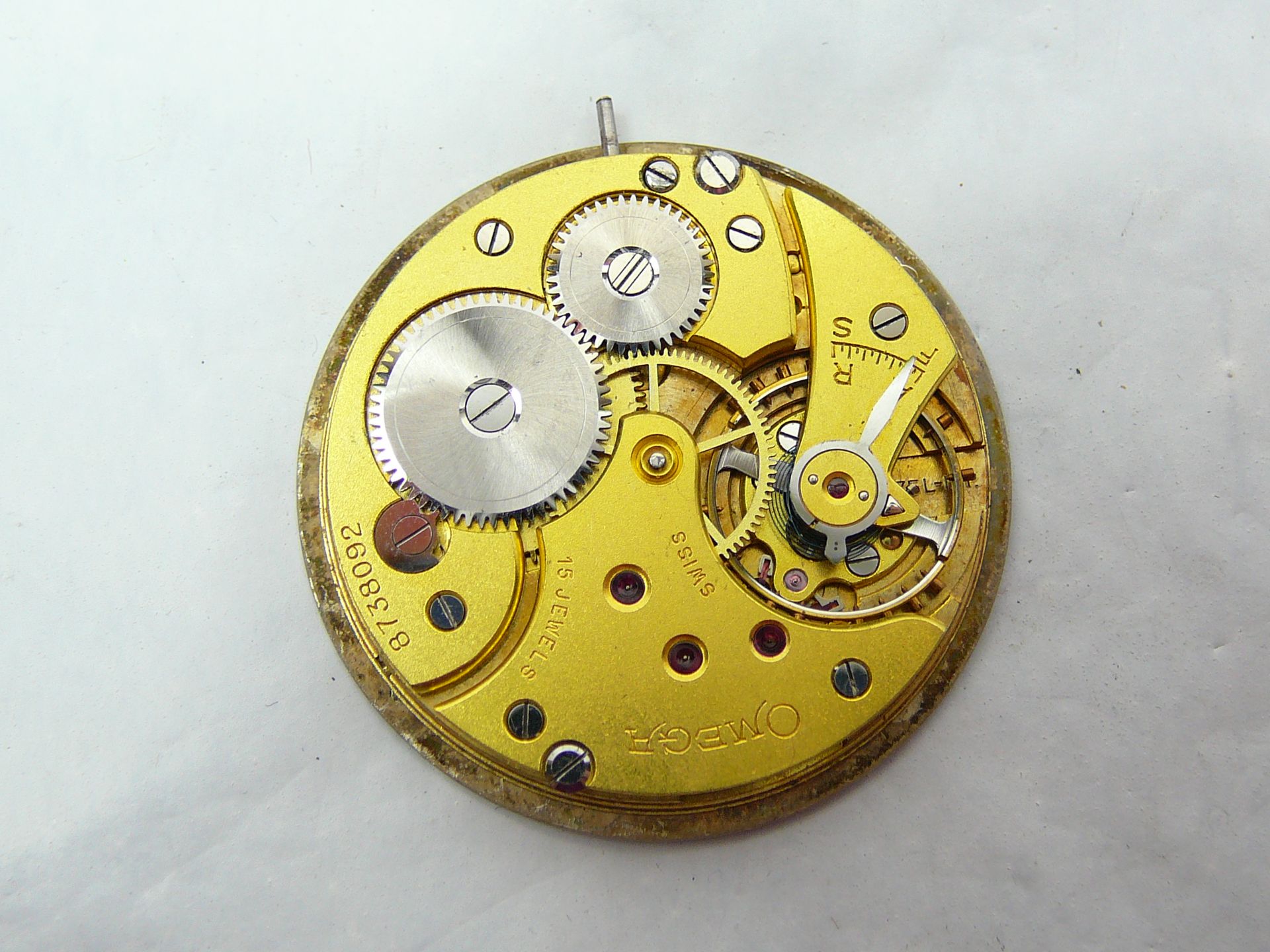Omega pocketwatch movement - Image 2 of 2