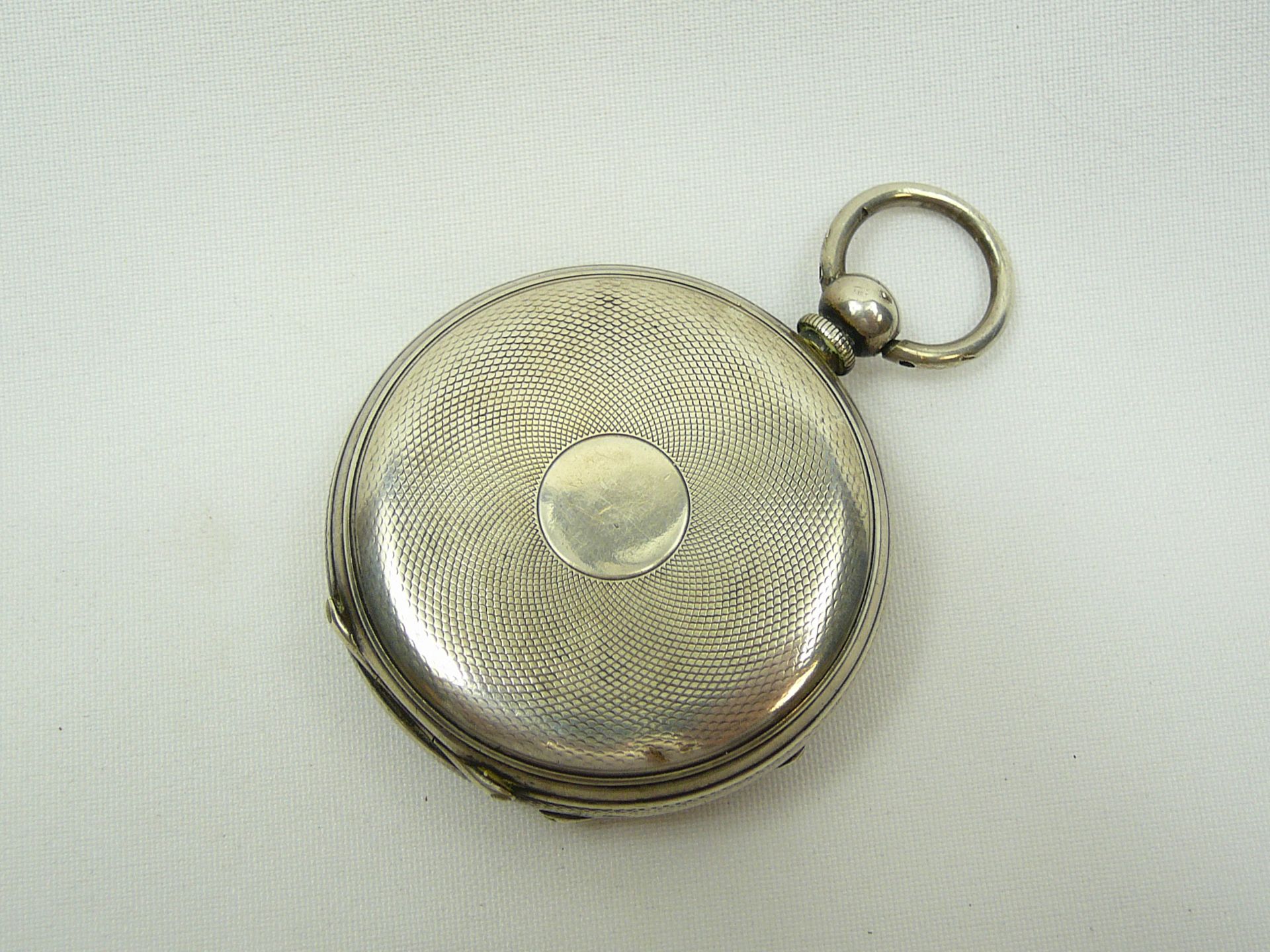 Gents antique silver pocket watch - Image 2 of 5