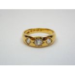 18ct Georgian Diamond ring
