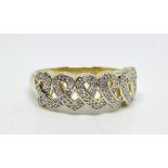 14ct gold diamond ring