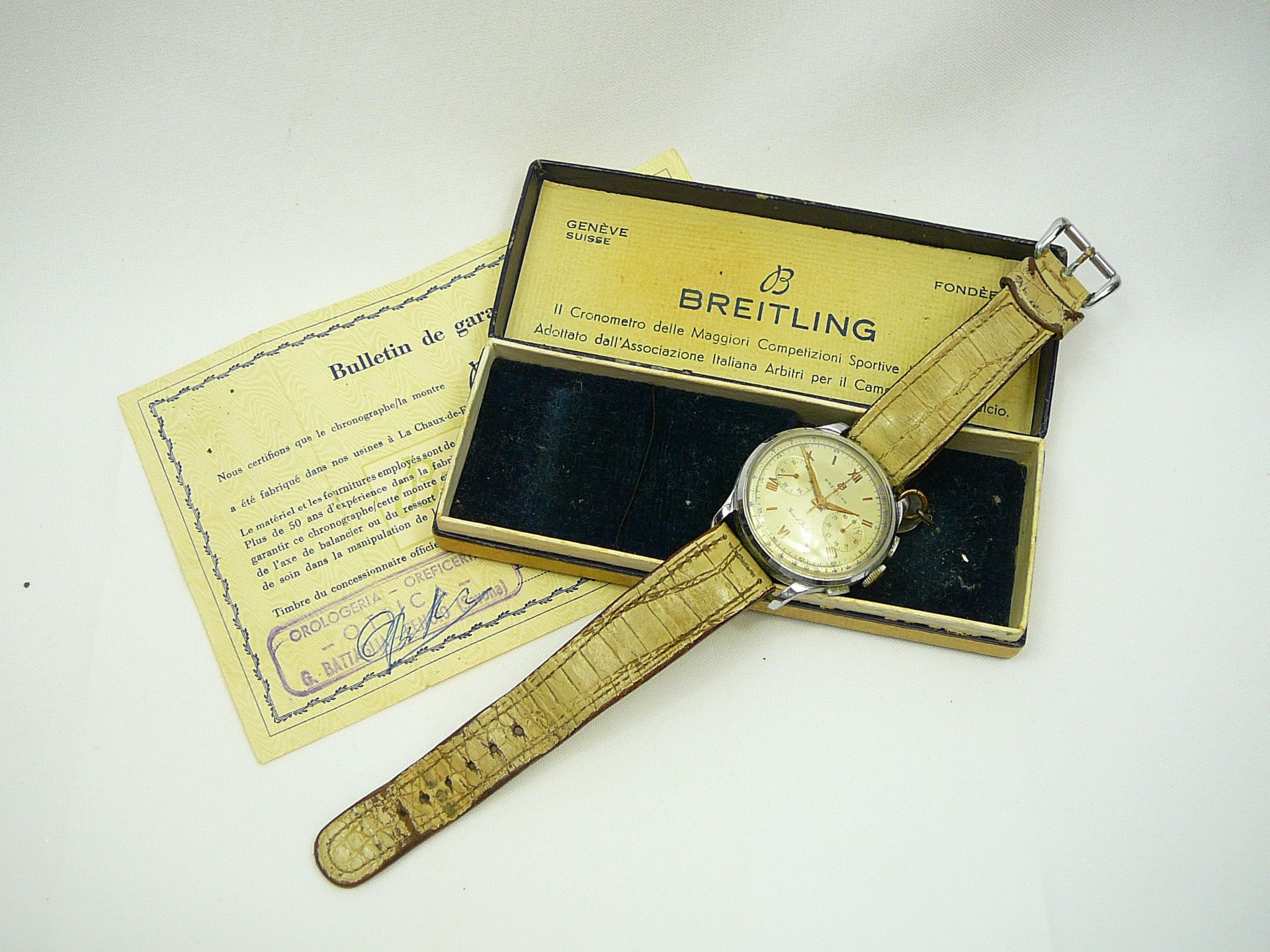 Gents Vintage Breitling Wrist Watch