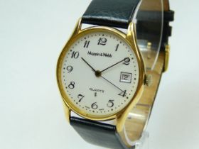 Gents Gold Mappin & Webb Wrist Watch