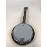 A Remo Banjo - head made in the USA - no strings A/F W:35cm x H:88cm