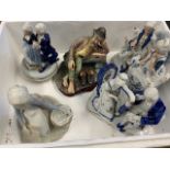A Collection of ceramic figures.