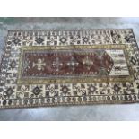 A Turkish flat weave Milas style rug. W:114cm x H:197cm