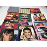 A quantity of Elvis Presley LPs including 2 boxed sets,
