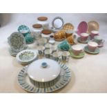 Mid century ceramics including JG Meakin, Hornsea, Midwinter and others